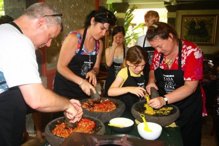 Casa Luna Cooking School.